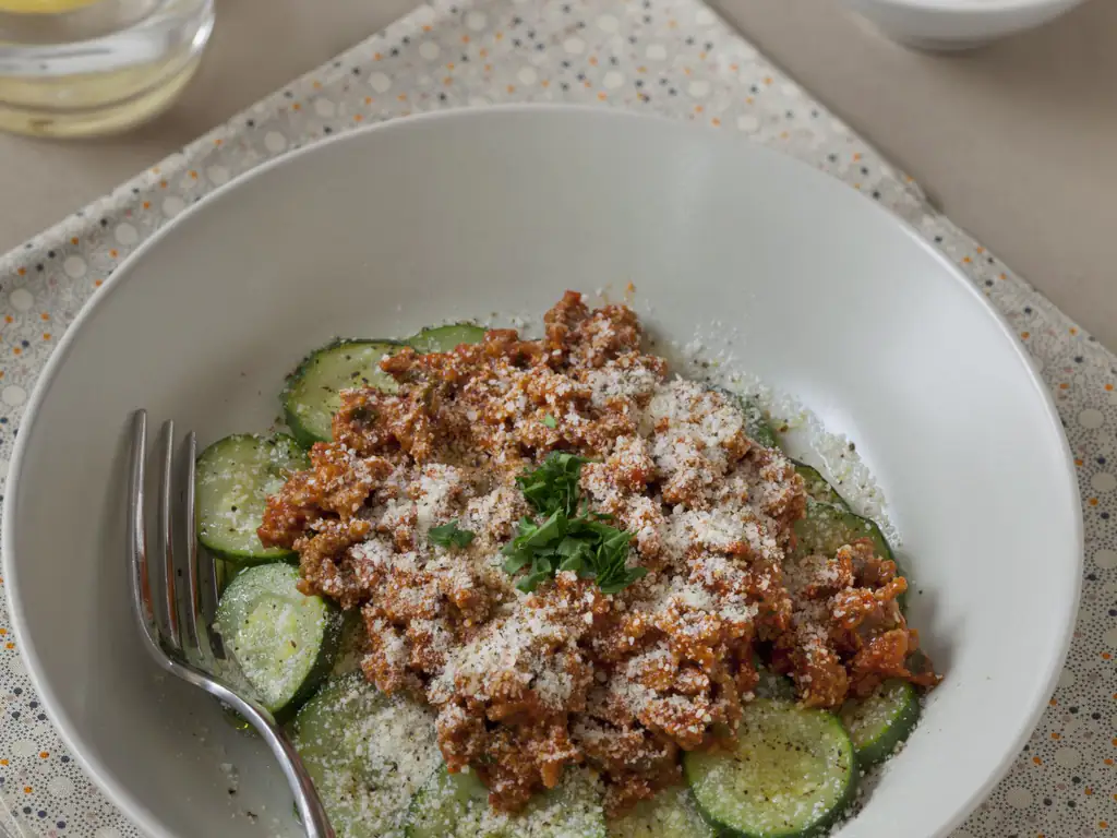 courgettes bolognaises