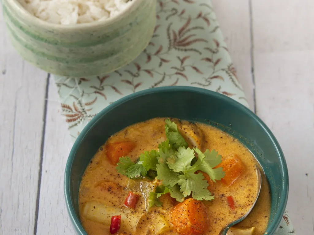 soupe de légumes entiers à l'indienne