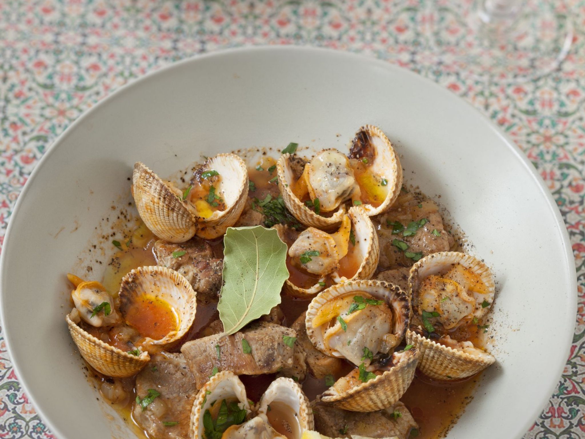 Porc alentejana ou porc aux coquillages (Portugal) Recette de Porc alentejana ou porc aux