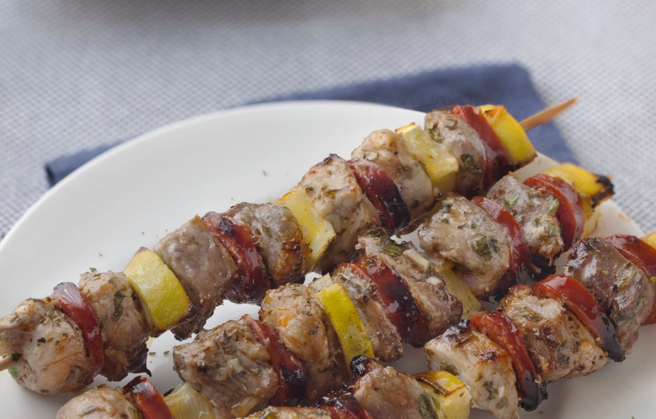 Brochettes Porc Chorizo Citron : Recette De Brochettes Porc Chorizo ...