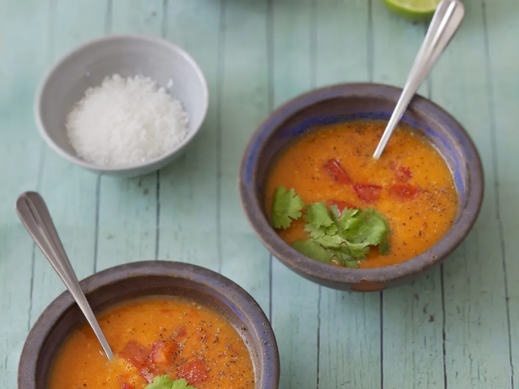 soupe indienne à la tomate ( shorba )