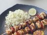 Brochettes De Poulet Au Curry Et Aux Trois Délices : Recette De ...