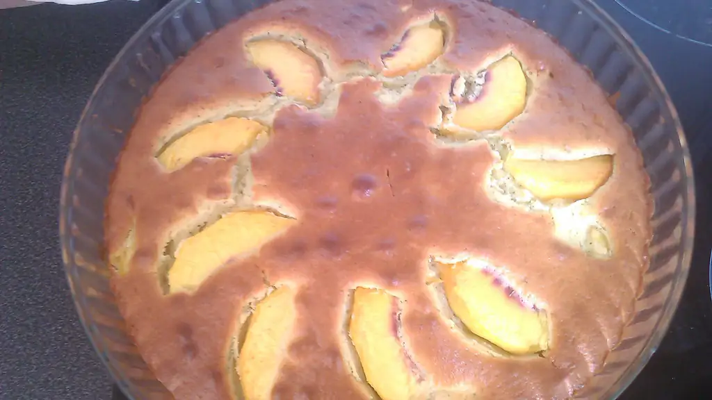 Gateau A La Peche Et A La Menthe Recette De Gateau A La Peche Et A La Menthe