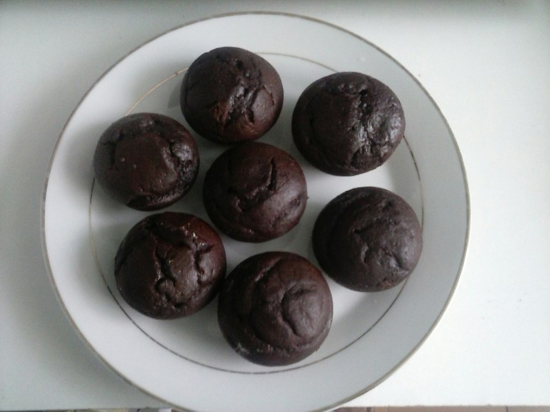 Muffins Au Chocolat Coeur Fondant Allege Sans Beurre Recette