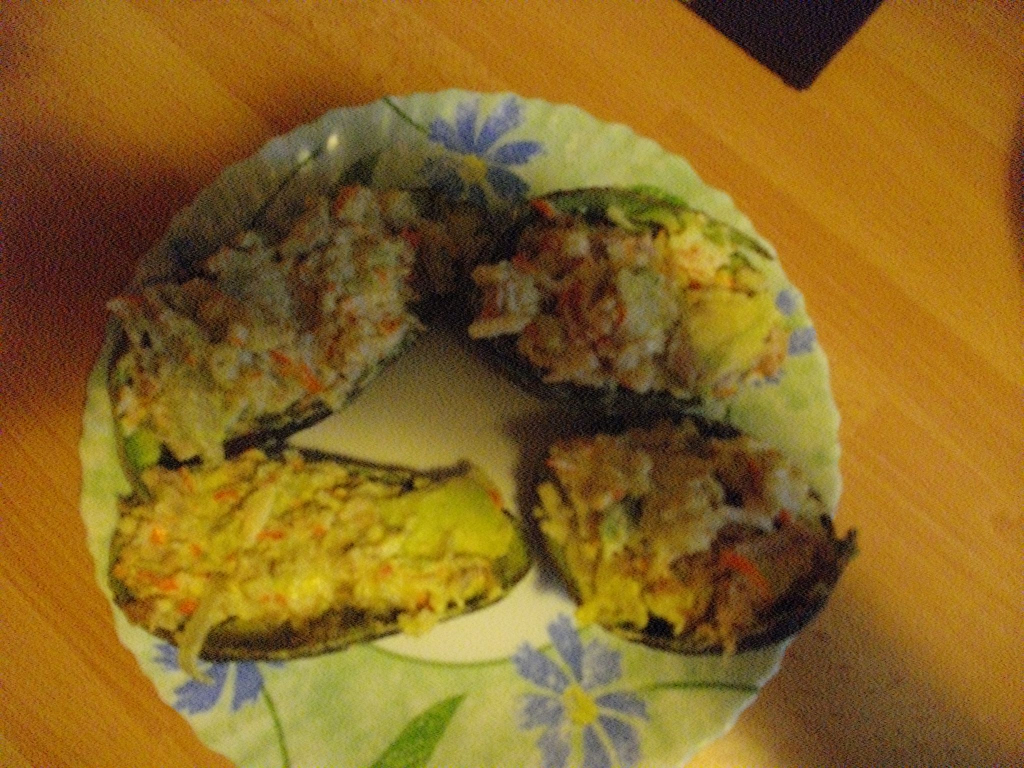 avocat au crabe et crevettes