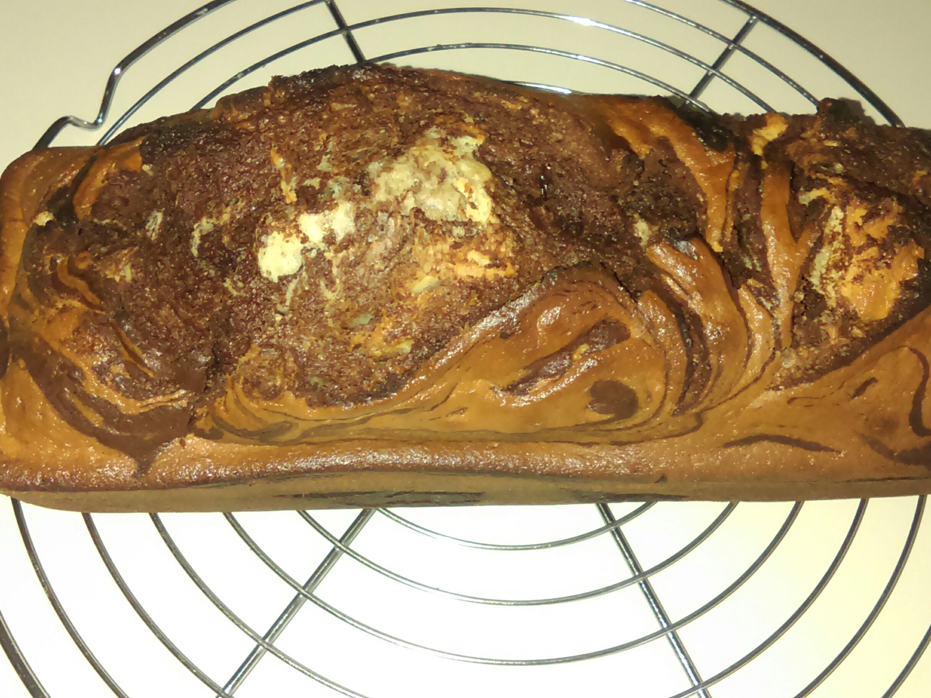 Gateau moelleux marbré vanille chocolat : Recette de Gateau moelleux