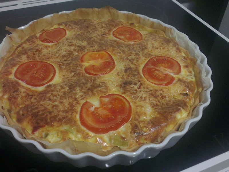 Tarte Poireaux Tomates Et Saumon Fume Recette De Tarte Poireaux