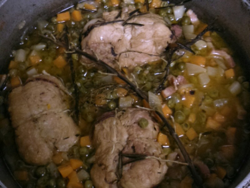 Paupiettes De Veau Pois Carottes Navets Recette De