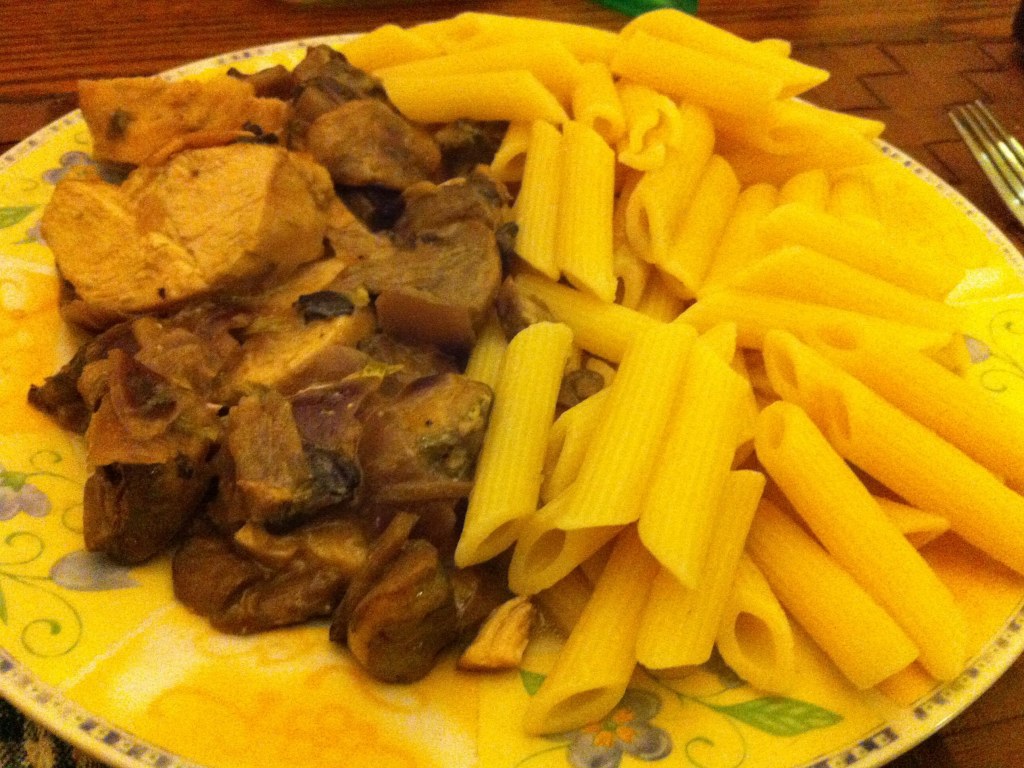 Poulet à La Moutarde, à L'estragon Et Aux Champignons : Recette De ...