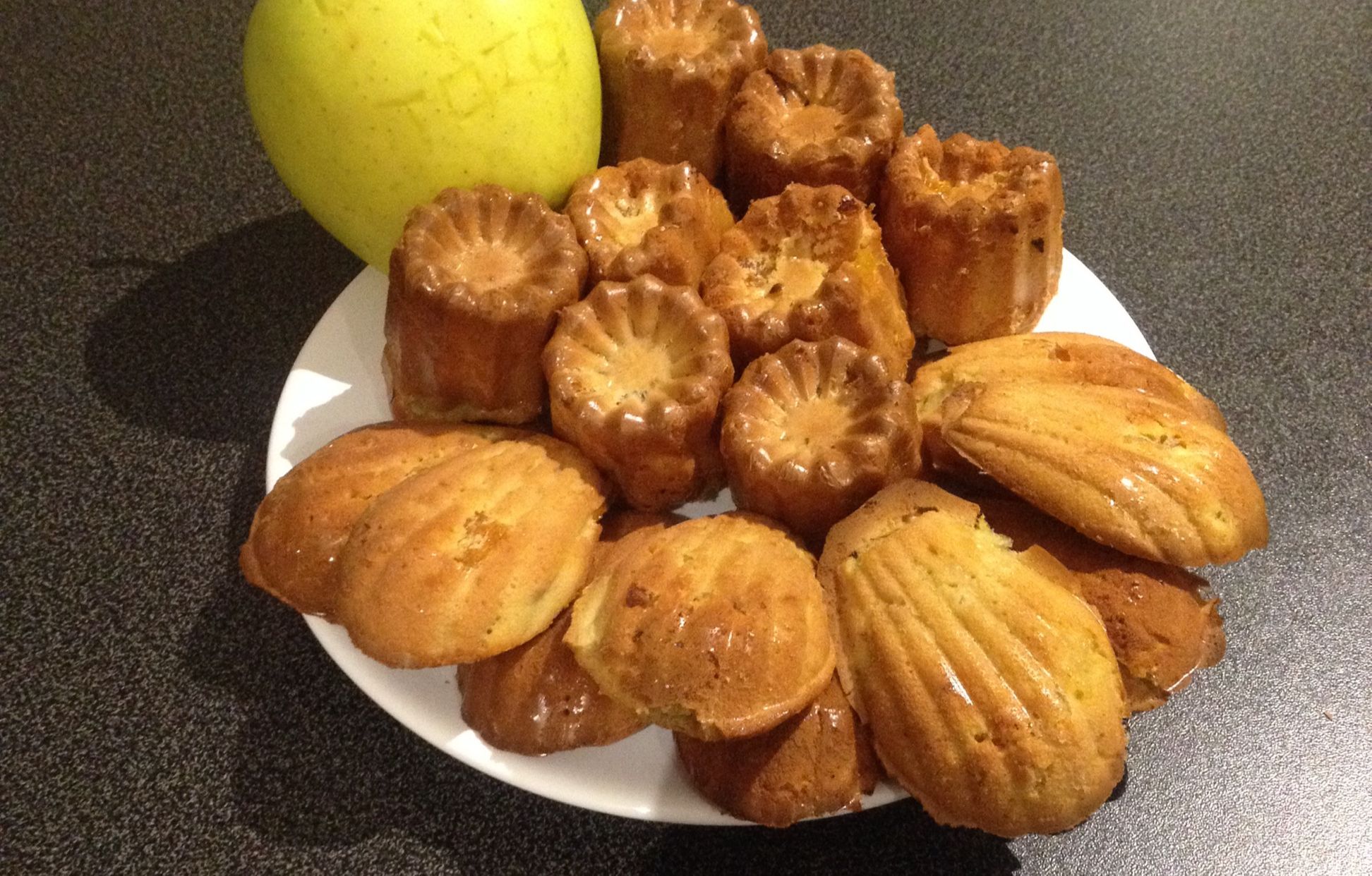 madeleines fruitées Recette de madeleines fruitées Marmiton