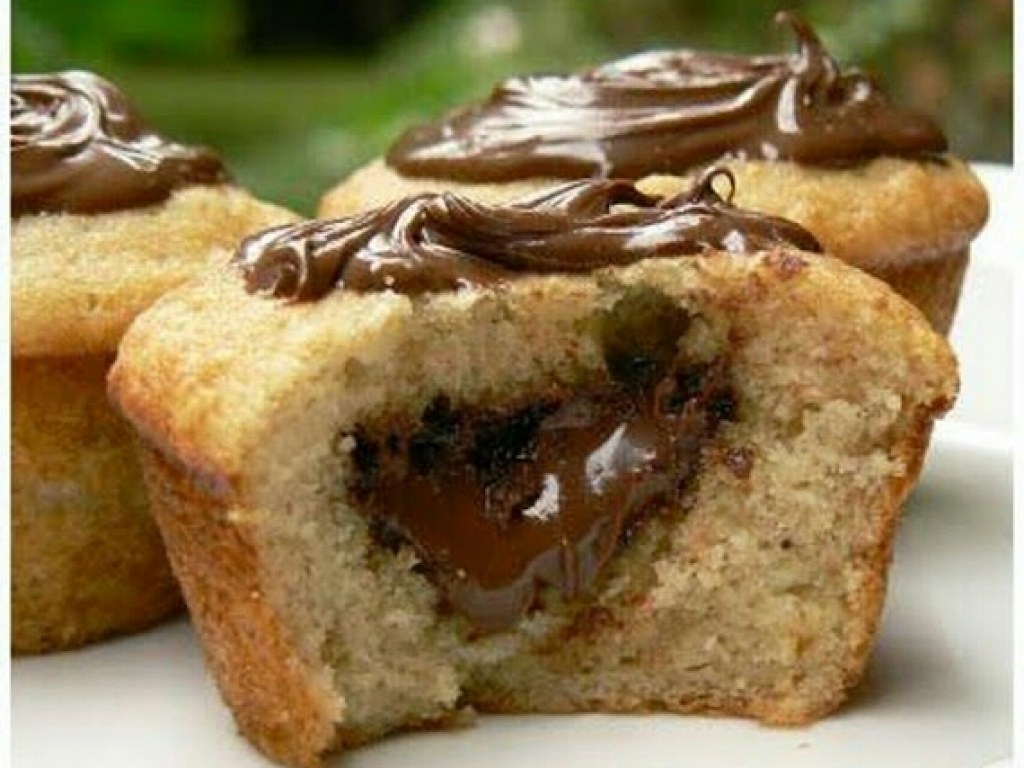 Muffins Coeur De Nutella Recette De Muffins Coeur De Nutella