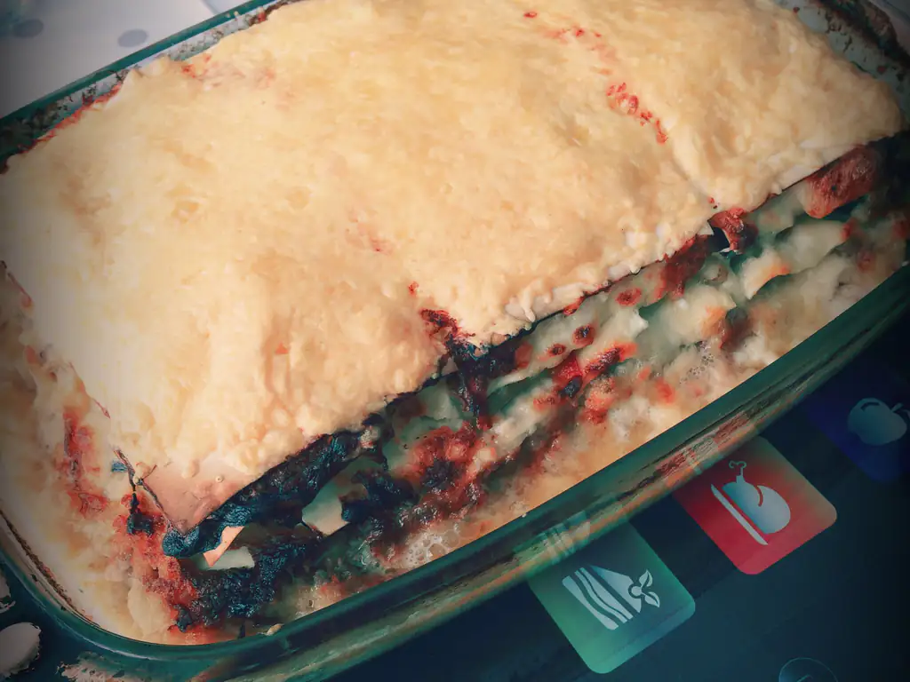 lasagnes aubergines agneau et chèvre