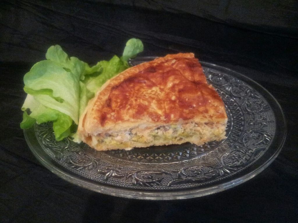 Tourte Au Saumon Et Aux Poireaux : Recette De Tourte Au Saumon Et Aux ...