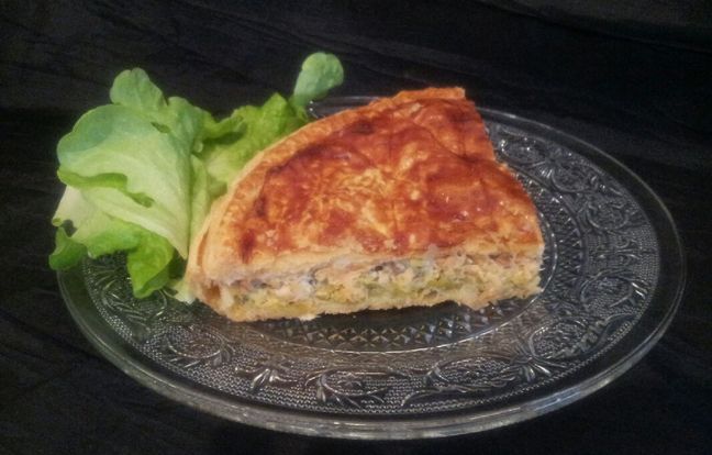 Tourte Au Saumon Et Aux Poireaux : Recette De Tourte Au Saumon Et Aux ...