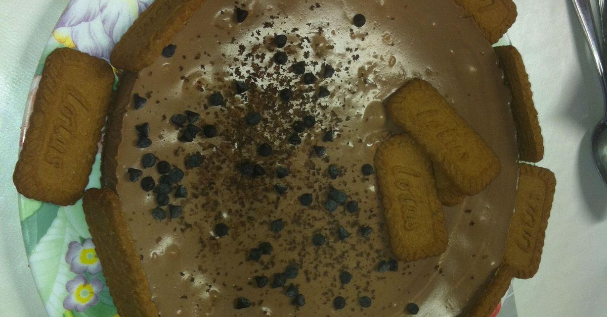 Bavarois Au Chocolat Sur Croustillant De Speculoos Recette De Bavarois Au Chocolat Sur Croustillant De Speculoos