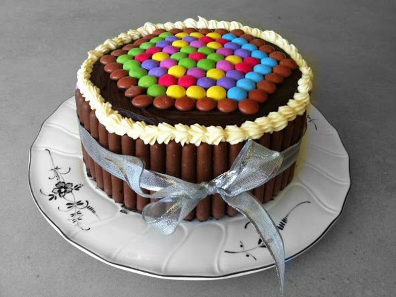 Gateau Anniversaire Smarties