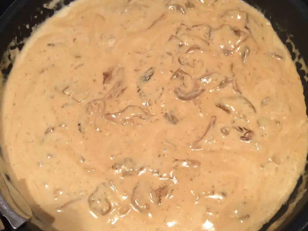 la sauce aux cèpes