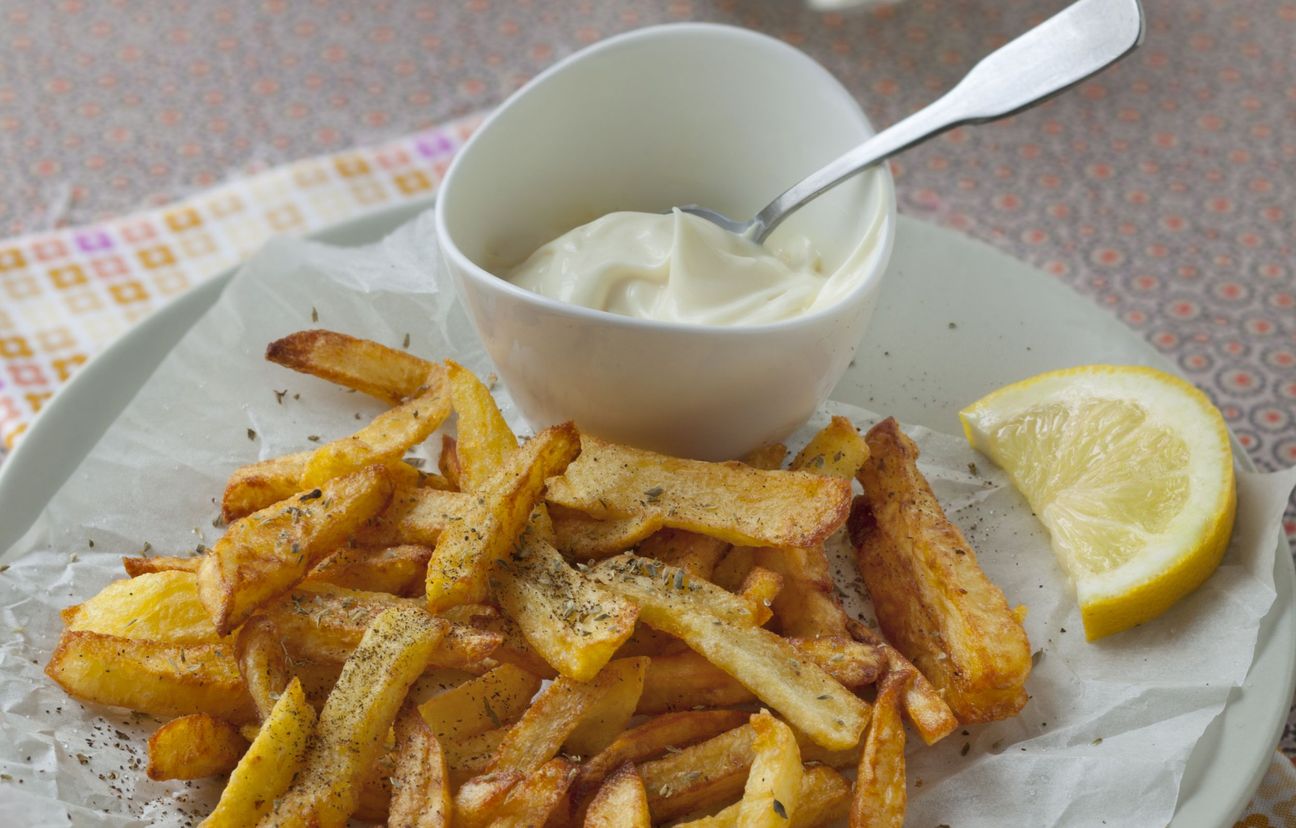Frites maison sans friteuse : Recette de Frites maison sans friteuse