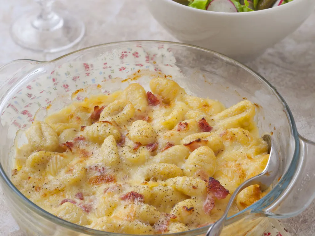 gnocchis sauce bacon