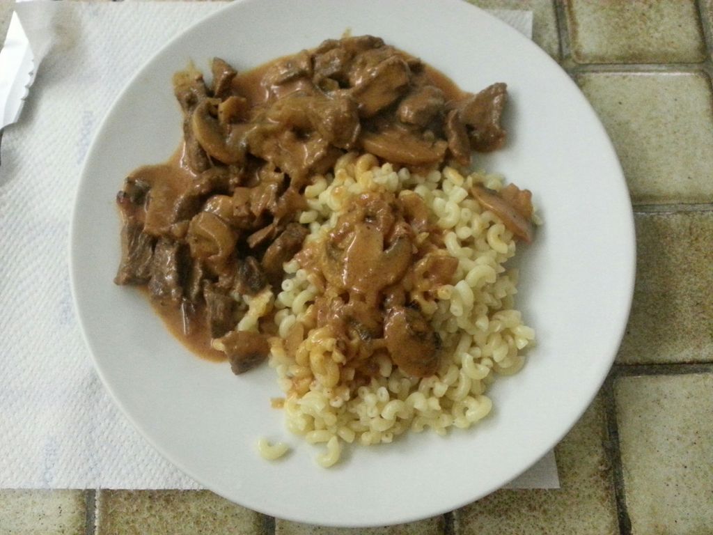 Boeuf Stroganoff : Recette de Boeuf Stroganoff - Marmiton