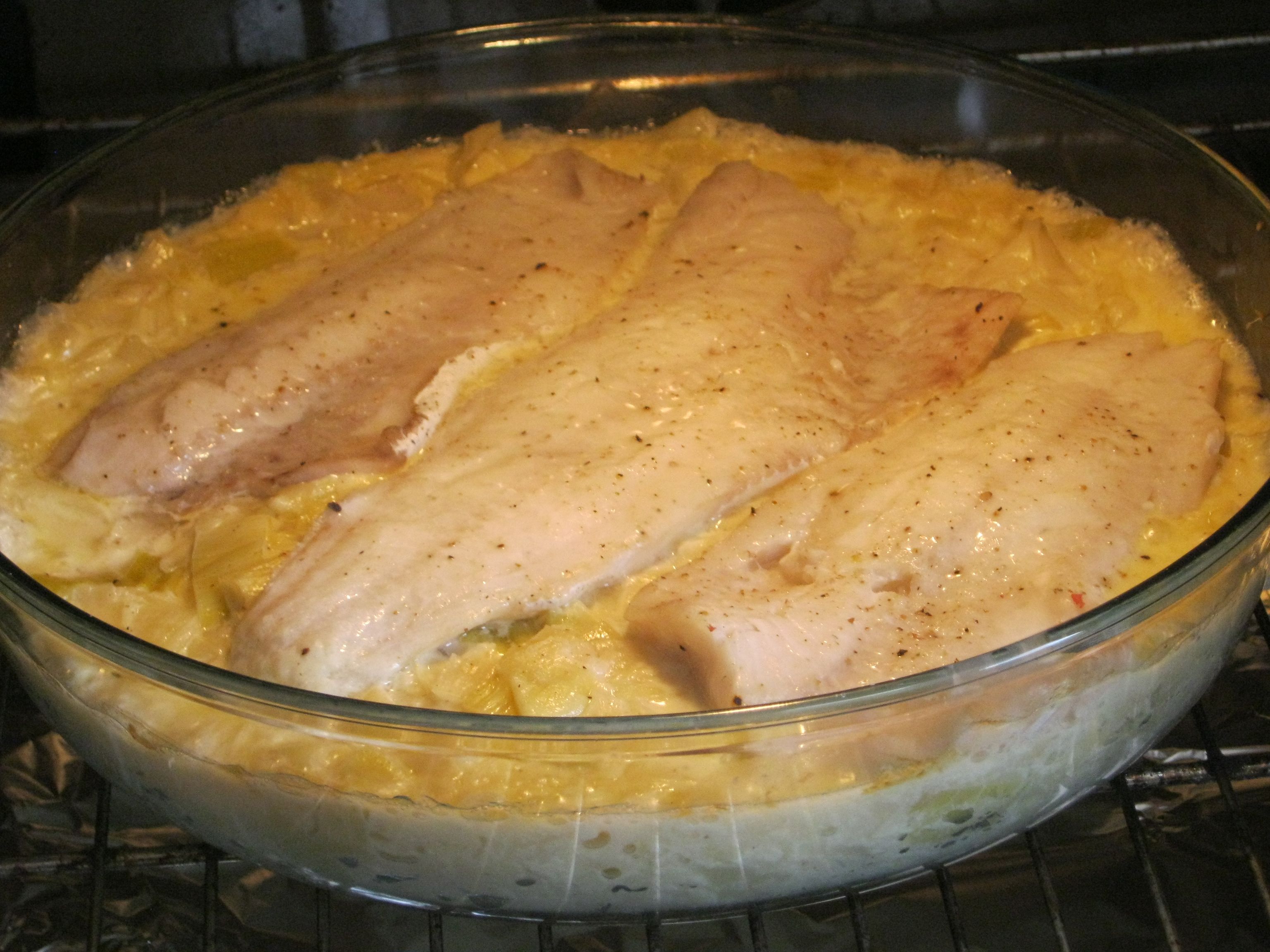 cabillaud sur fondue de poireaux Recette de cabillaud sur fondue de