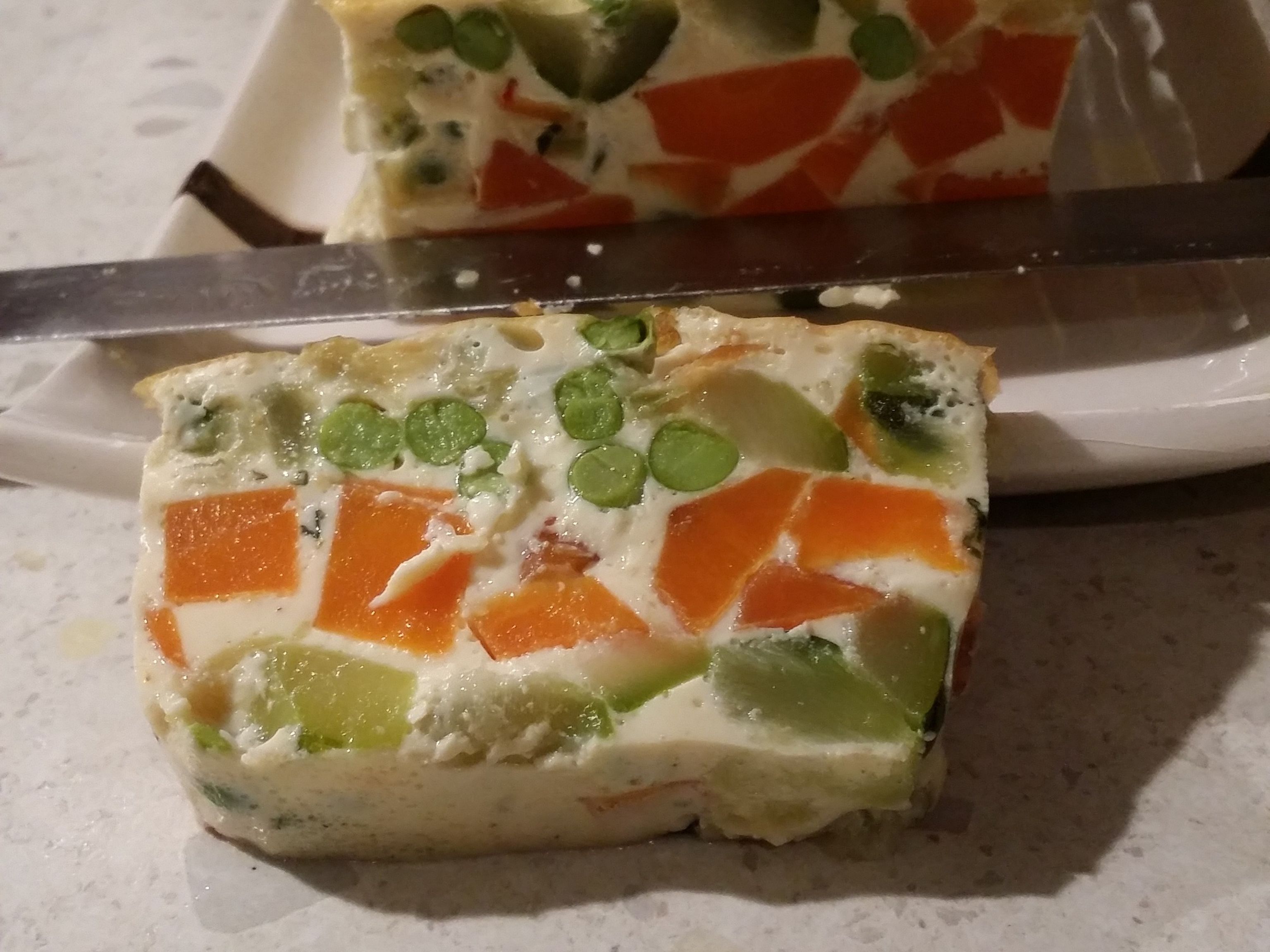 Terrine de légumes (carotte, courgette, brocoli) Recette de Terrine