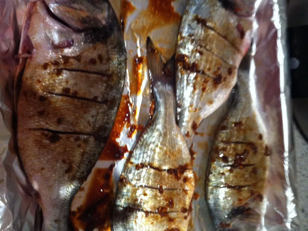 dorades au gingembre