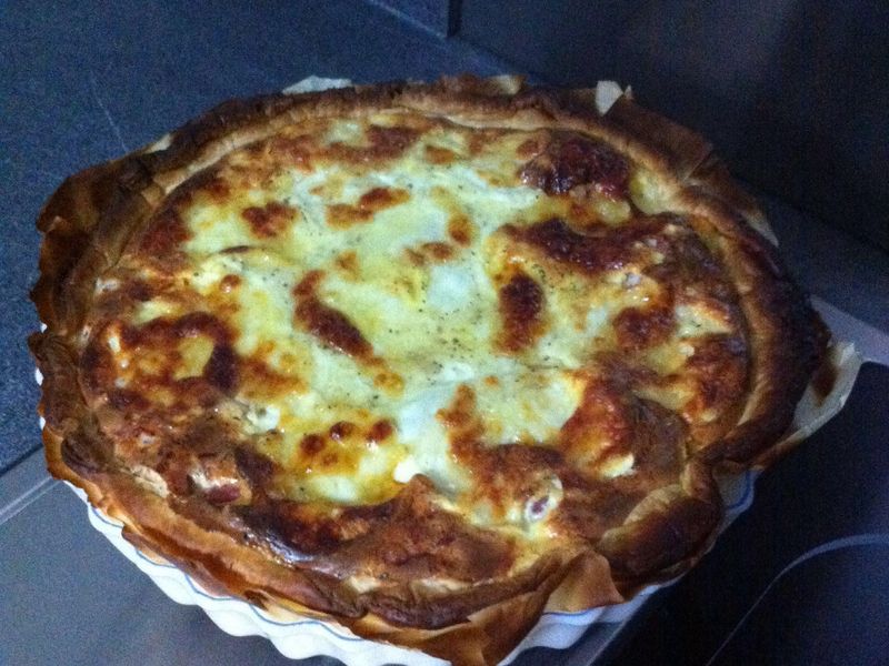 Quiche Tomates Lardon Mozzarella Recette De Quiche Tomates