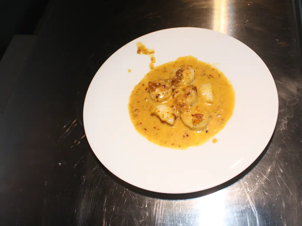 coquilles saint jacques safranées