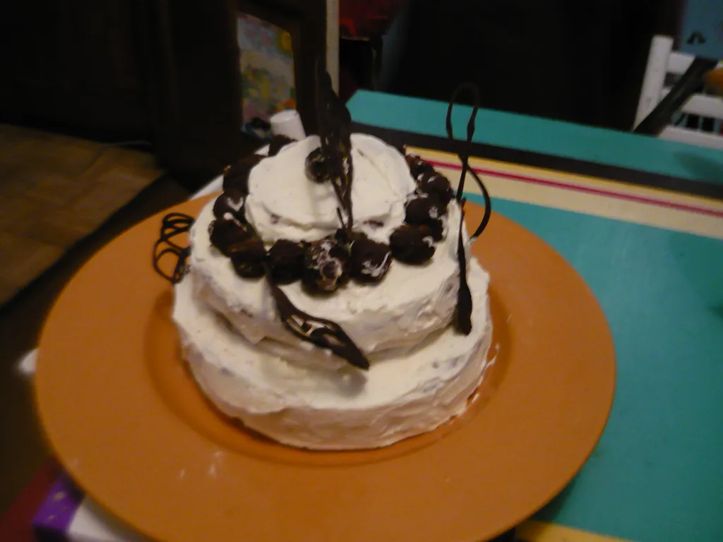 une pièce montée poire chocolat