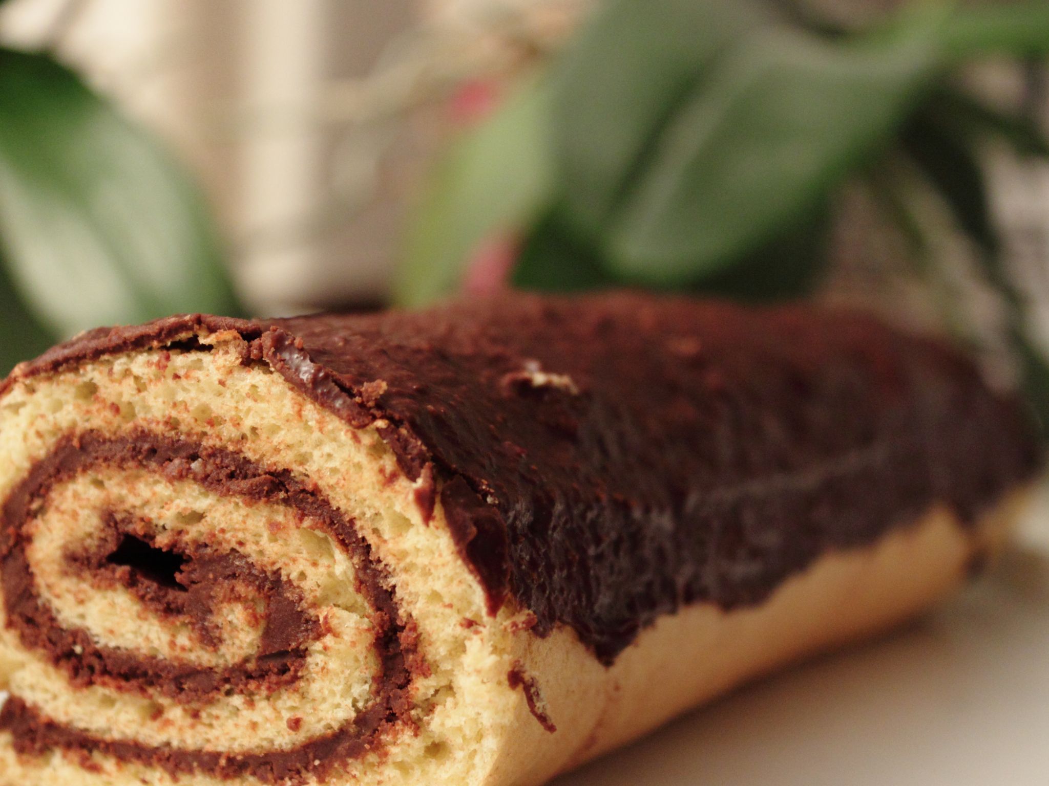 Bûche chocolat noisettes : Recette de Bûche chocolat noisettes - Marmiton