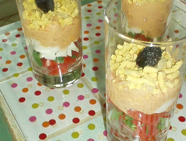 Verrine Oeufs Mimosa Au Thon Recette De Verrine Oeufs Mimosa Au Thon