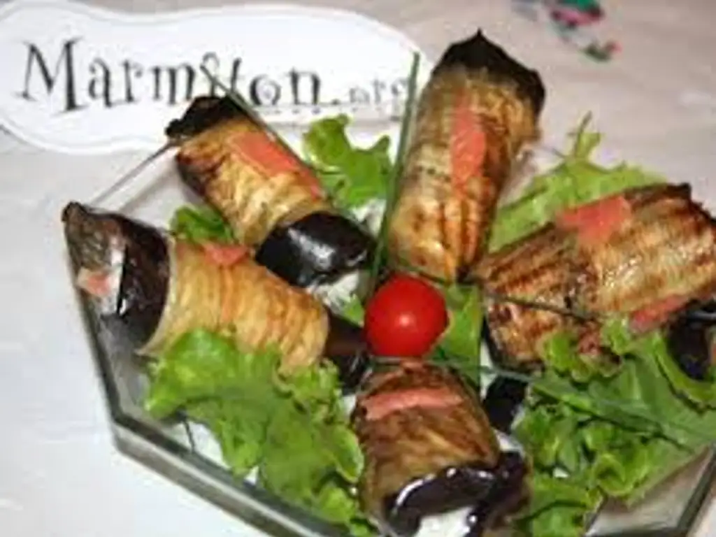 aubergines farcies au saumon fumé