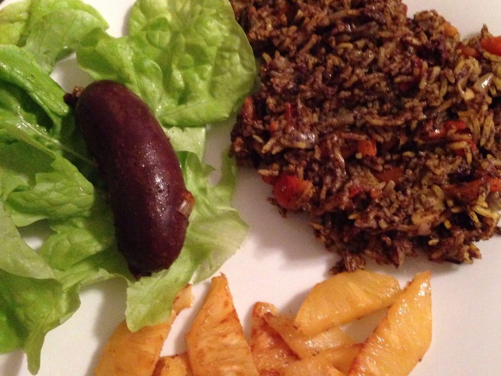 Riz au boudin antillais Recette de Riz au boudin antillais