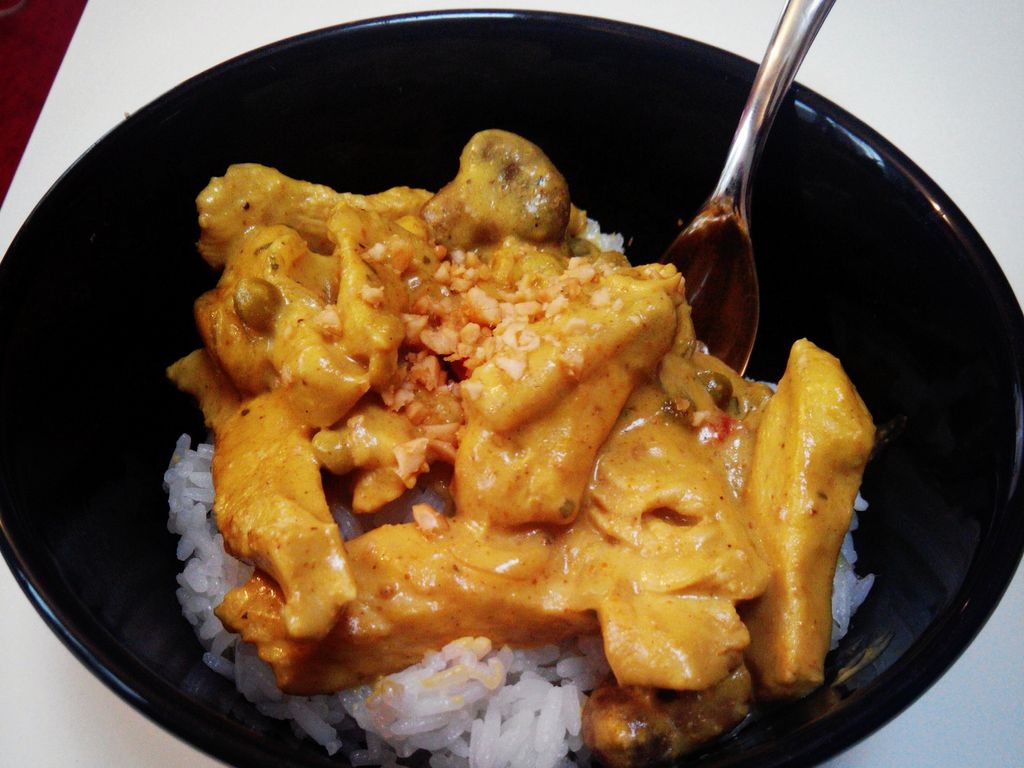 Poulet Curry Au Lait De Coco Pomme Poivron