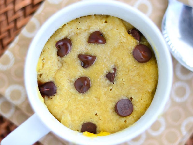 Mug Cake Cookie Moelleux Sans Oeuf Recette De Mug Cake Cookie Moelleux Sans Oeuf