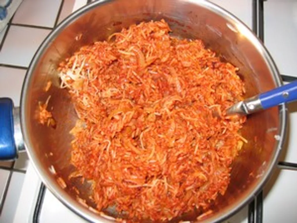 riz tomate oignon paprika