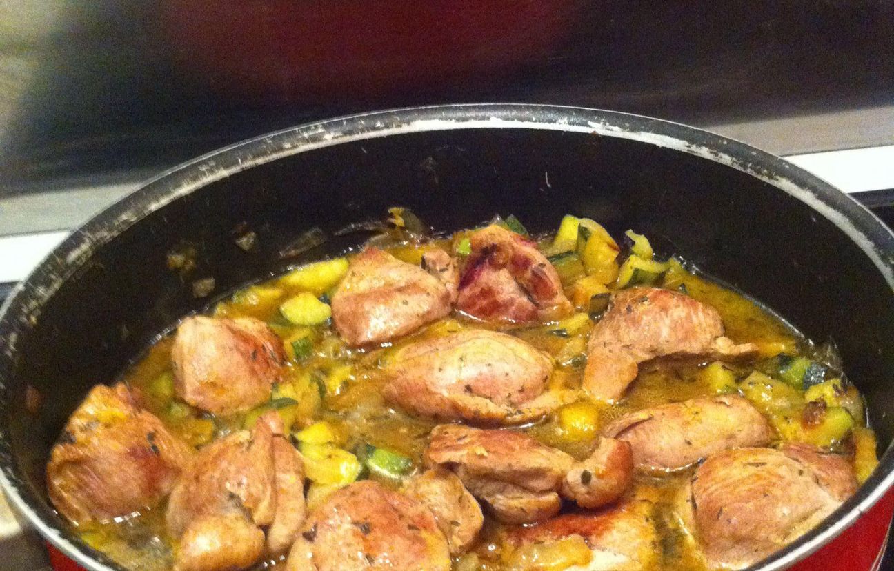 Sot-l'y-laisse de dinde aux courgettes : Recette de Sot-l'y-laisse de