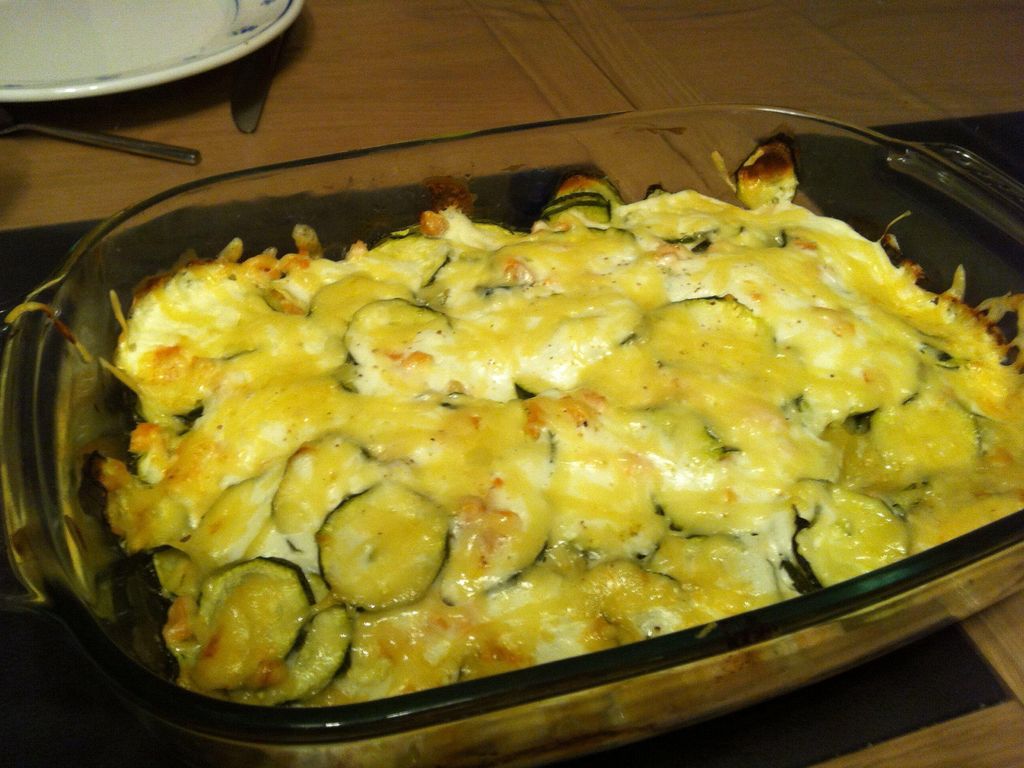 Gratin De Courgettes Au Saumon : Recette De Gratin De Courgettes Au Saumon