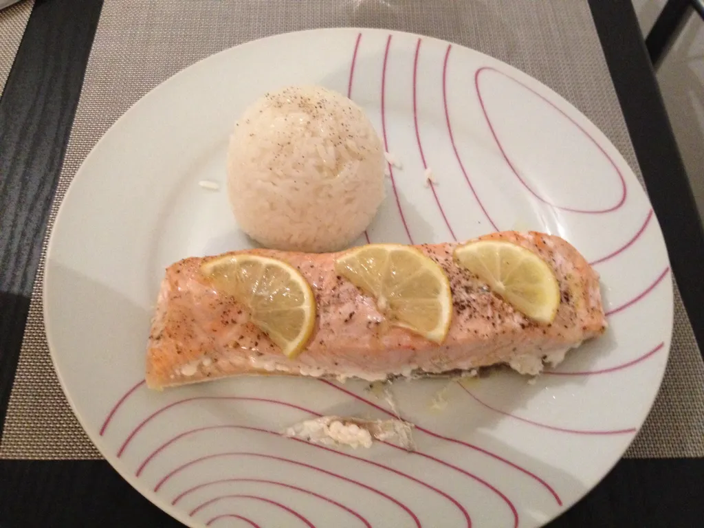 pavé de saumon à l'ancienne