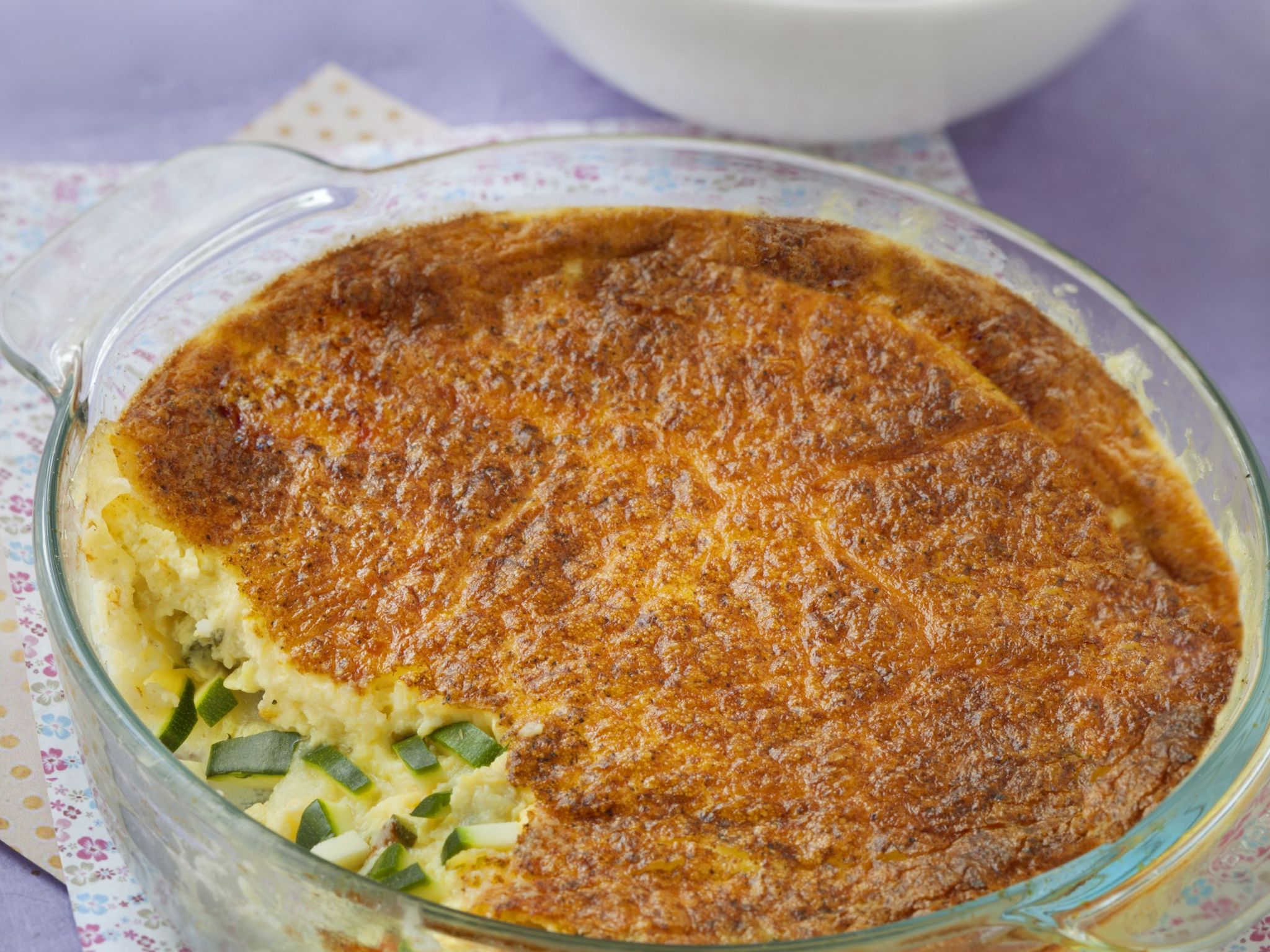 Flan semoule / courgette Recette de Flan semoule / courgette Marmiton