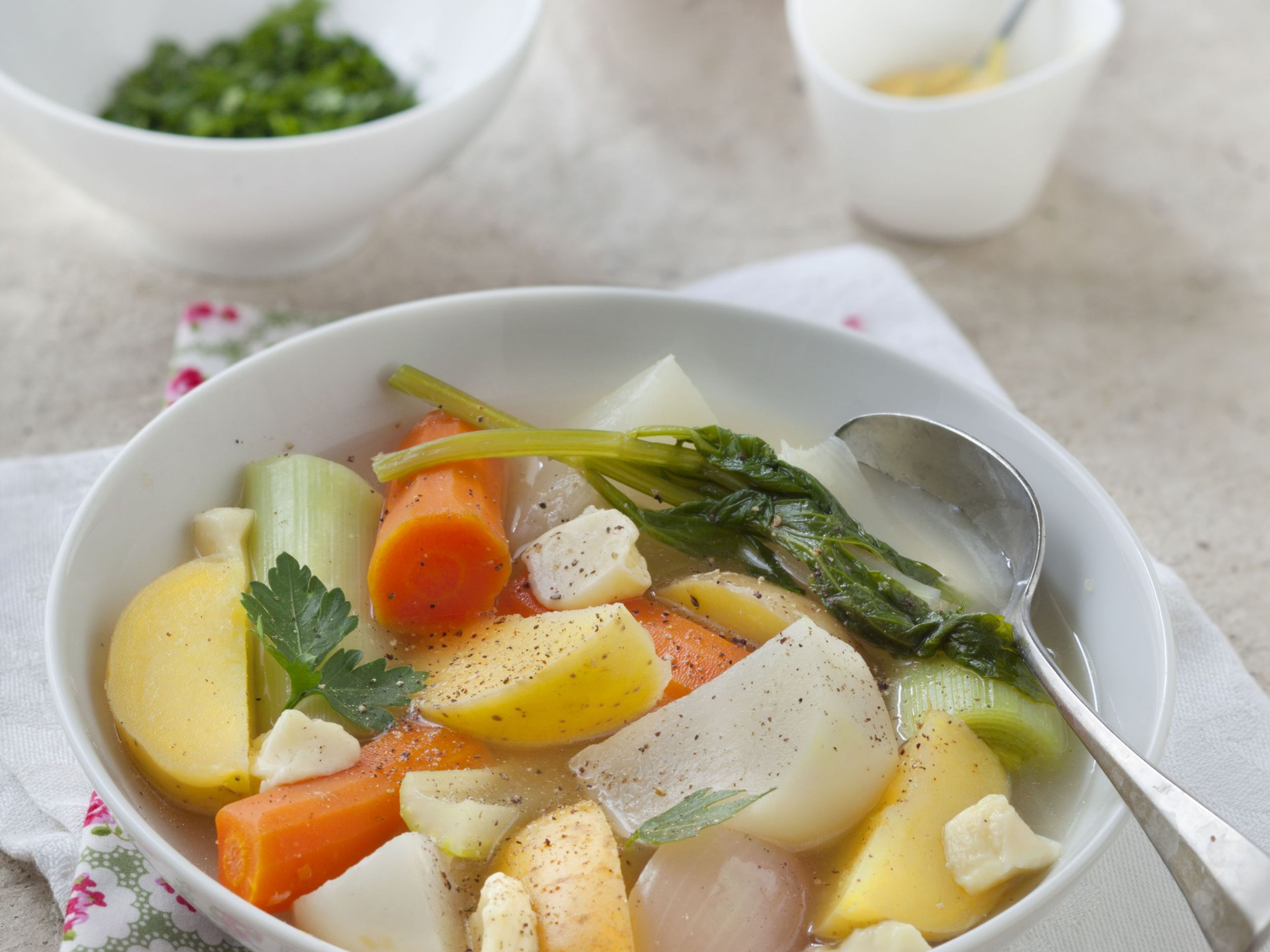 Pot-au-feu végétarien au gruyère : Recette de Pot-au-feu végétarien au ...