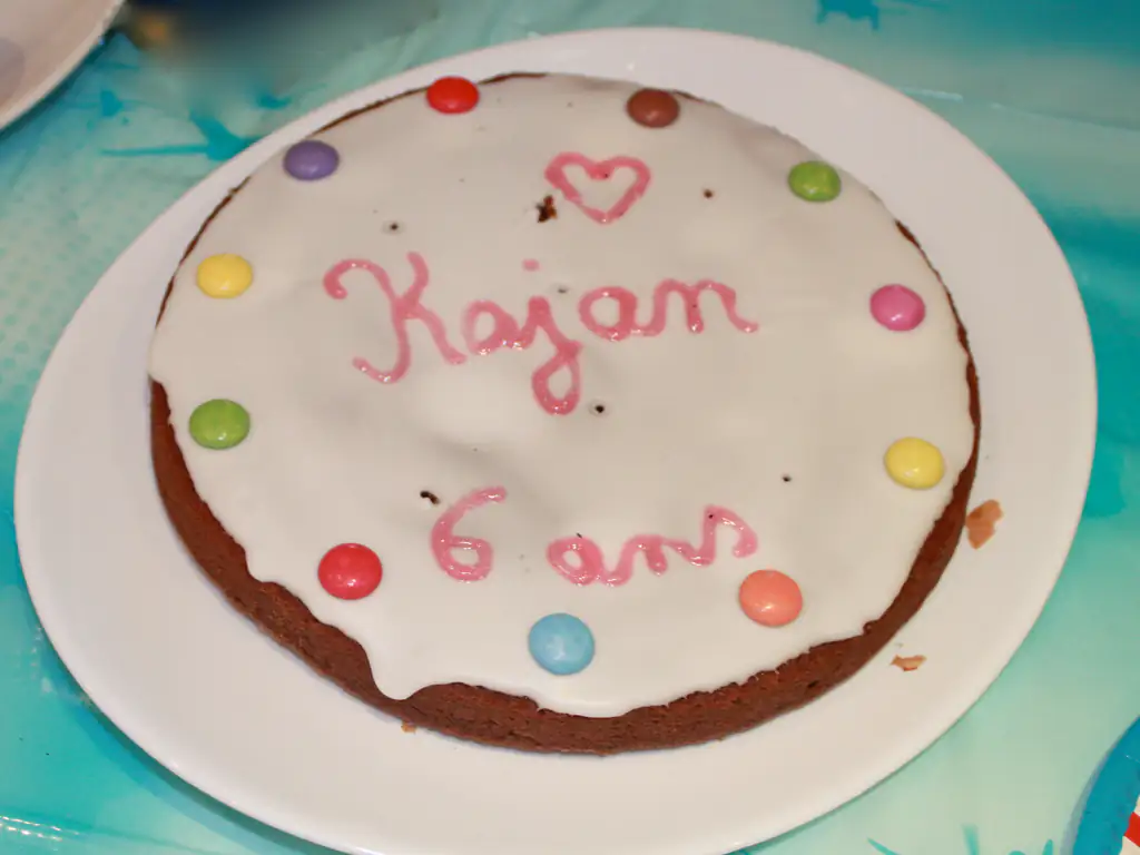 gâteau chocolat et amandes vanillé