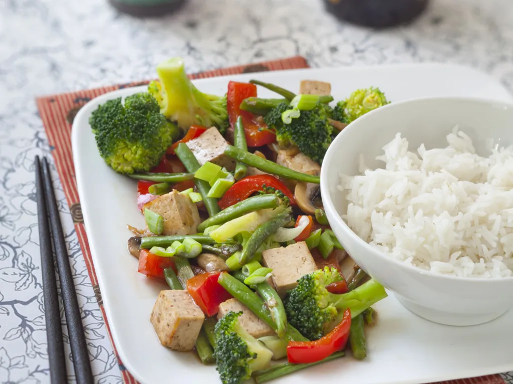sauté de tofu au brocoli