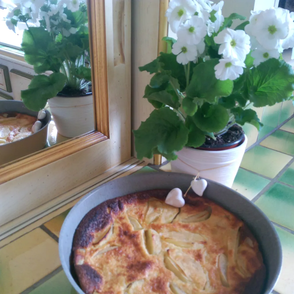 Tarte Moelleuse Aux Pommes Sans Pate Recette De Tarte Moelleuse Aux Pommes Sans Pate