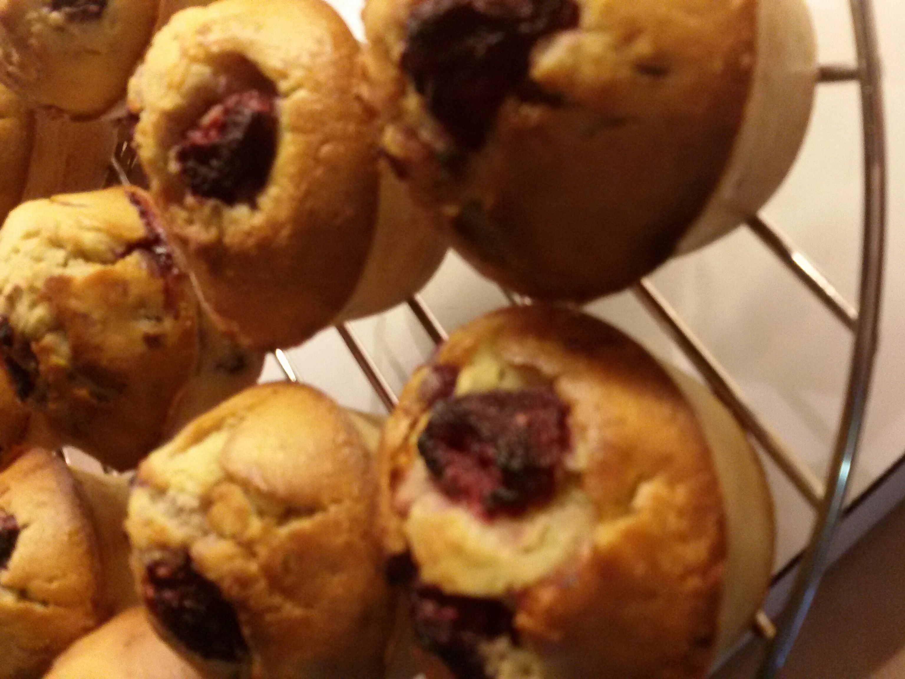 Muffin à la confiture de fruits rouges Recette de Muffin à la