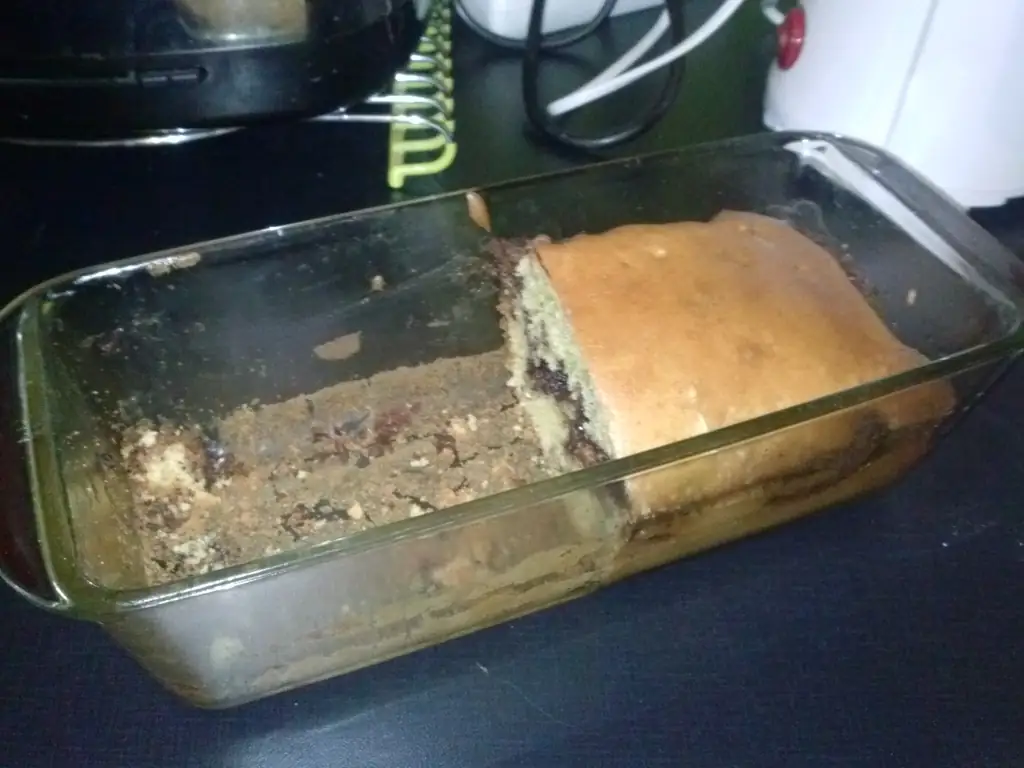 cake aux noix ''nutella''