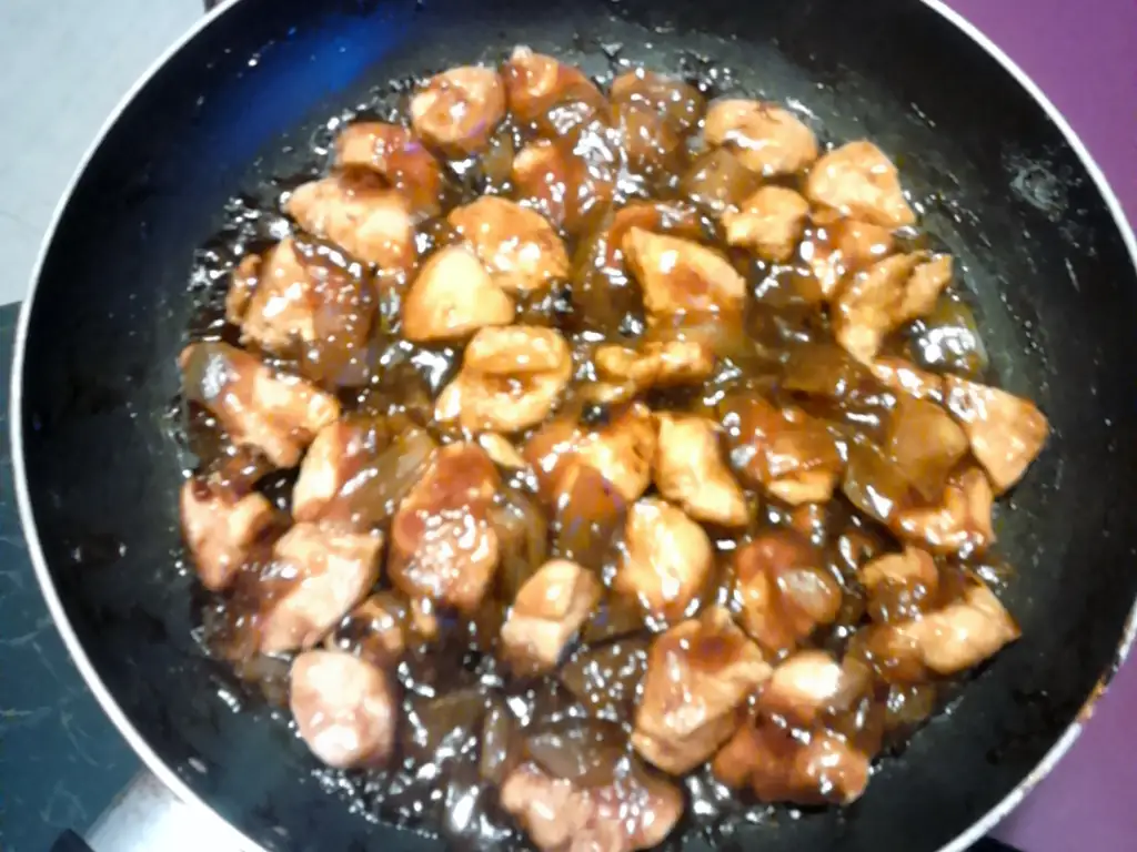 escalopes de dinde au caramel