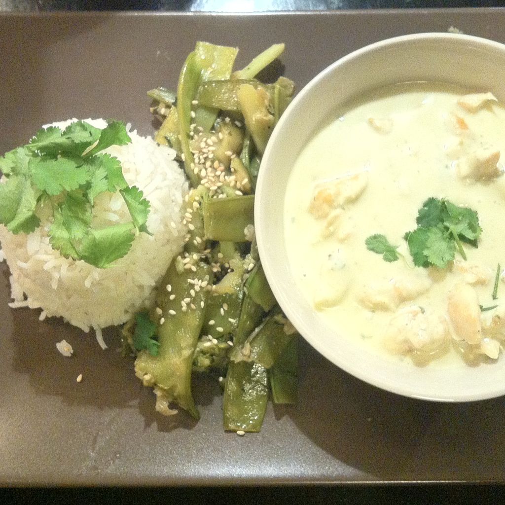Curry thaï aux légumes et au riz