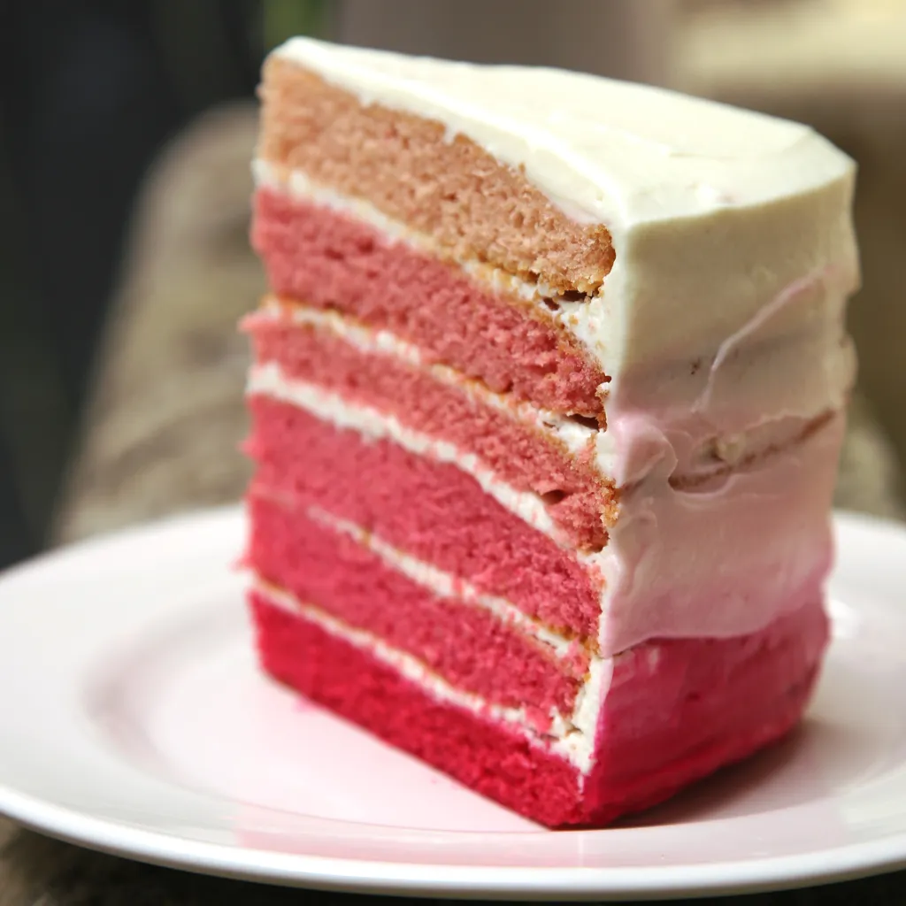 Ombre cake ou gâteau au glaçage dégradé : Recette de Ombre cake ou
